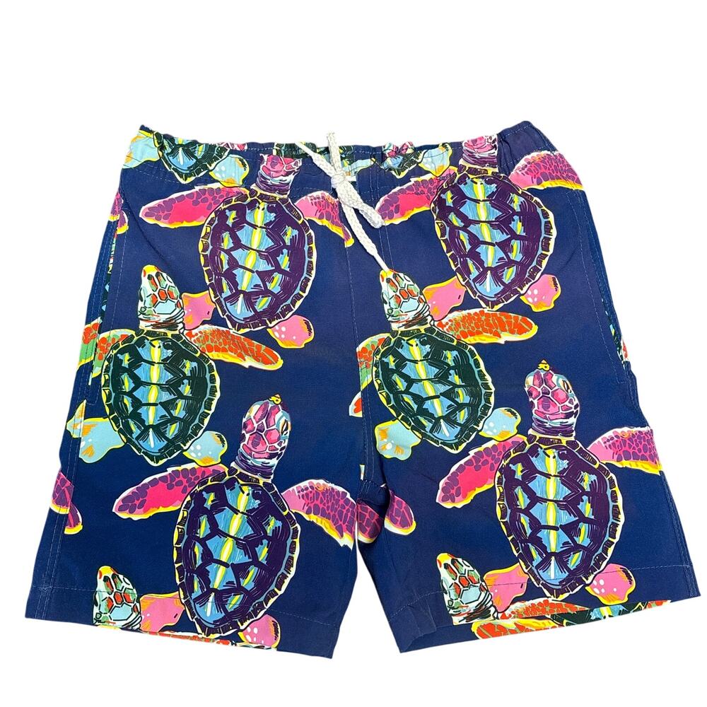Millie & Maxx Shorts Kids Youth Boys 5 Blue Sea Turtle Swim Trunks Boardshort